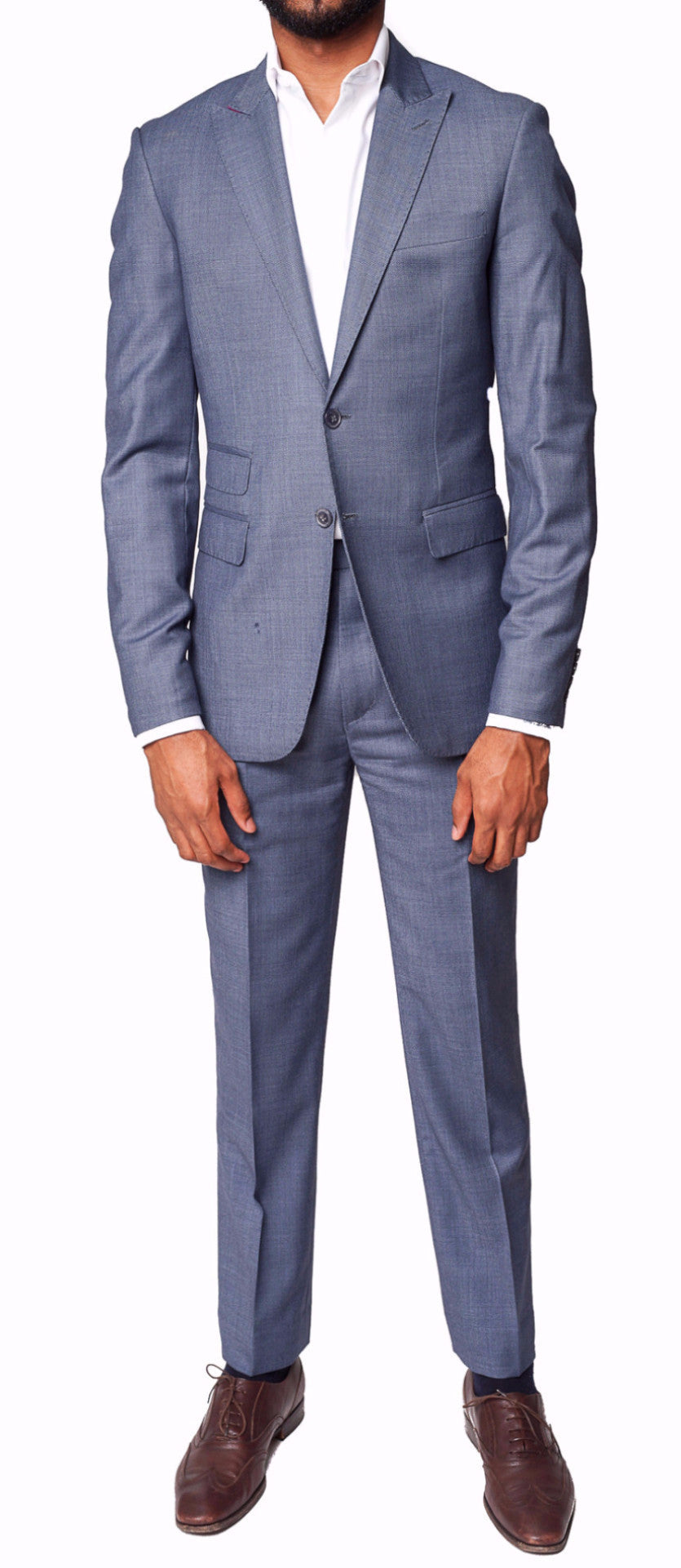 Blue Birdseye | LS Suit - Loren Spratt - 1