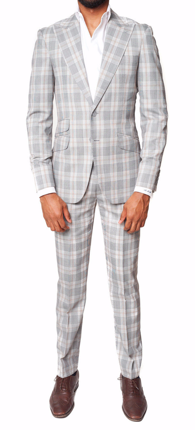 Grey Glen Plaid | LS Suit - Loren Spratt - 1