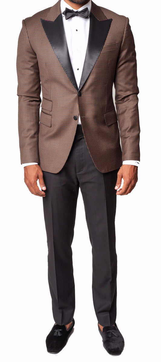 Brown Check | LS Tuxedo - Loren Spratt